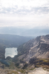 Mountain and landscape in Switzerland