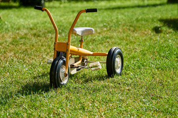 front wheel three wheeler totally broken down