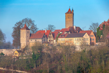 Rothenburg ob der Tauber. Old famous medieval city.