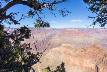 Ausblick beim Wandern im Grand Canyone USA