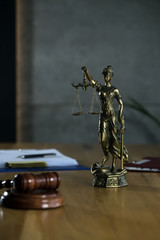 Themis Statue Justice Scales Law Lawyer Concept