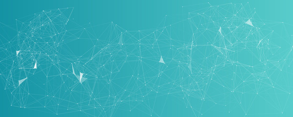 Green social network vector background.