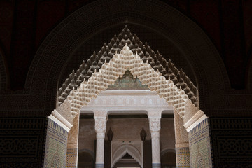 Maroc, Haut Atlas, province de ouarzazate, kasbah de Telouet, palais des glaoui.  Morocco, High...