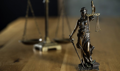 Themis Statue Justice Scales Law Lawyer Concept