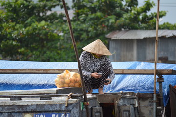 Vietnam - Can Tho (Mercato galleggiante)