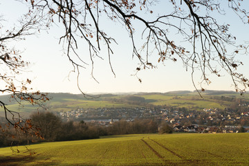 schöllkrippen von hügel