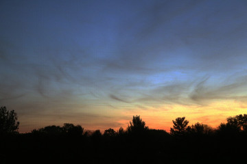 Fototapeta na wymiar Michigan State Sunset 