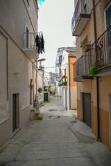 Strrets of Monte Sant'Angelo by morning