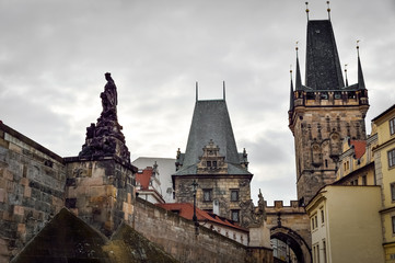 Fototapeta premium view of prague