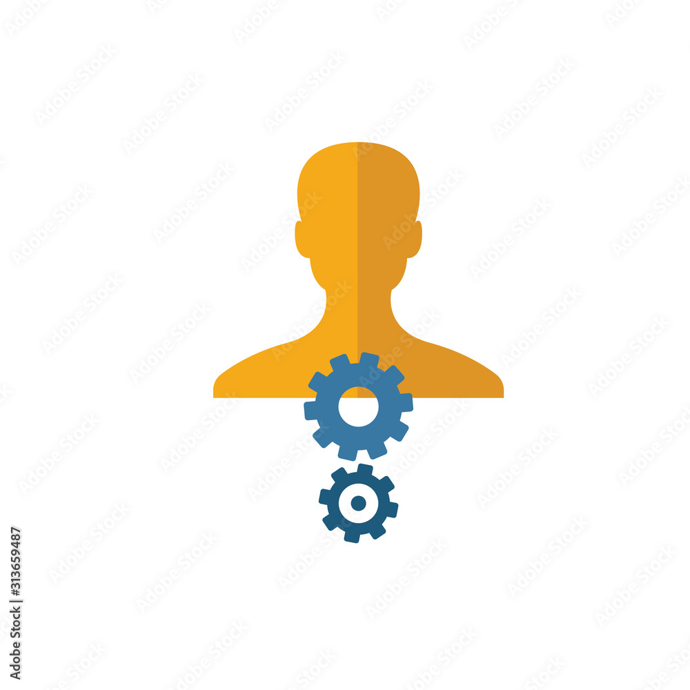 Poster project manager icon. simple element from risk management icons collection. creative project manager