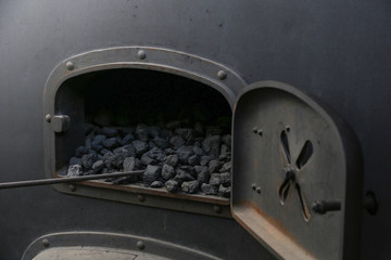 Horno antiguo de carbón