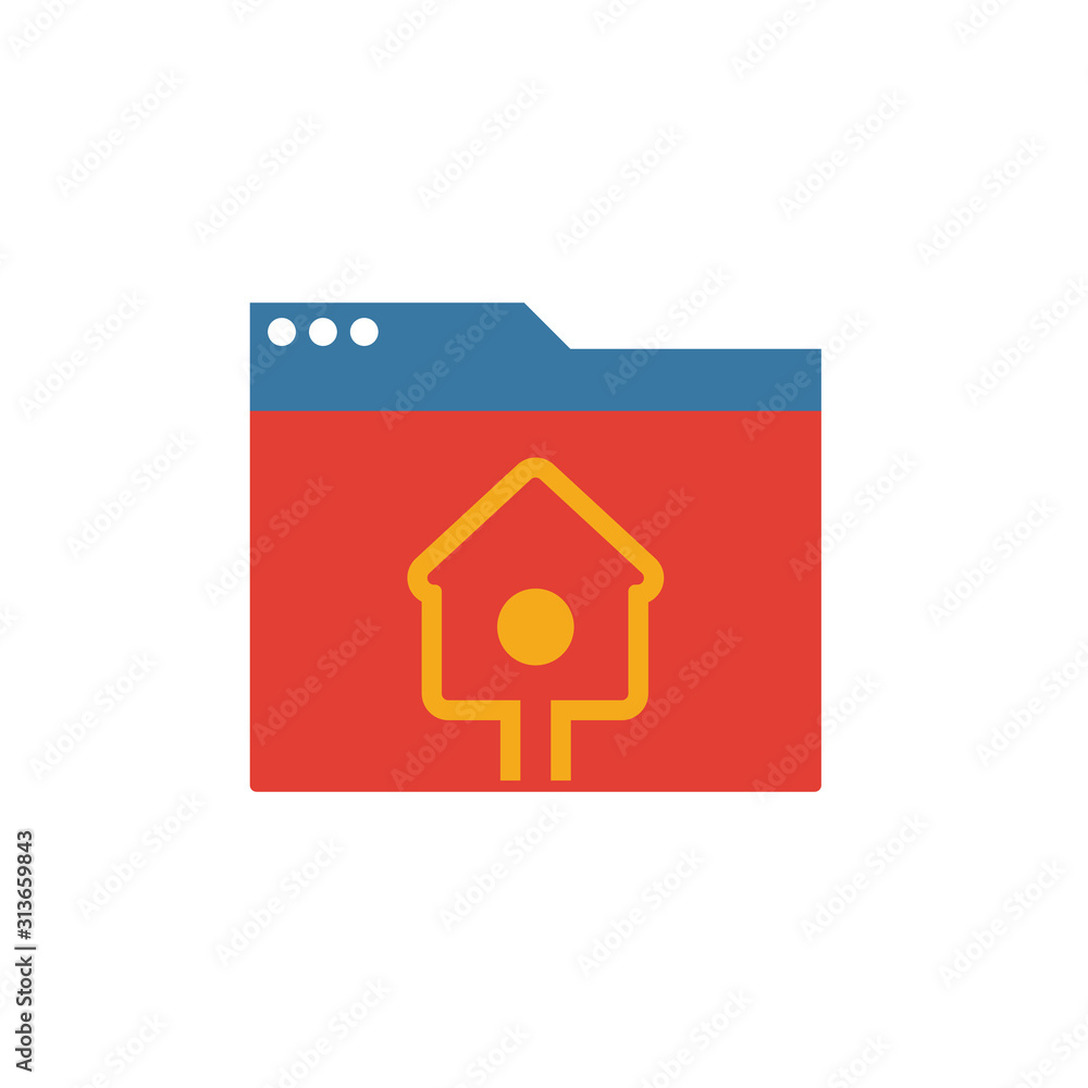 Aufkleber hosting icon. simple element from web development icons collection. creative hosting icon ui, ux, ap