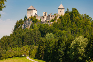 Fototapeta na wymiar Gallenstein Castle, Municipality of Sankt Gallen, district Liezen, state of Styria, Austria