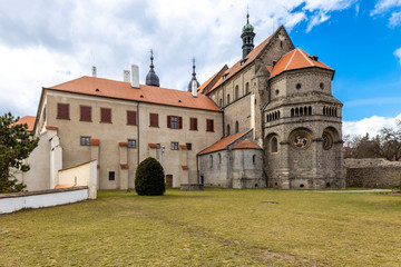 St. Procopius basilica and monastery, town Trebic, Czech Republic