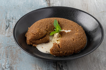 semolina halva icecream