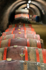 Old wine cellar in Pecs, Hungary