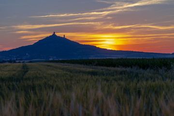 Hazmburk in the Ceske Stredohori, Czech Republic