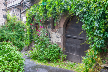 Old village in central Burgund, France
