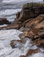 Paparoa National Park. Punakaiki. Pancake Rocks. Westcoast New Zealand. Rocks. Ocean