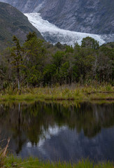 Franz Jozef Glacier New Zealand. Mountains