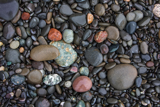 Pebbles on Rialto Beach, Olympic National Park