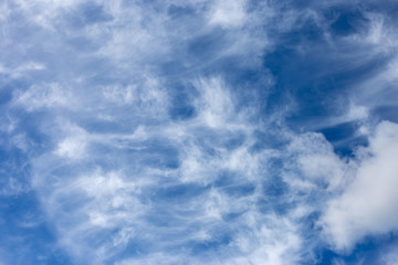 blue sky with cloud
