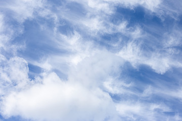 blue sky with cloud