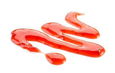 red strawberry sauce