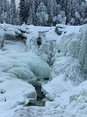 river in winter