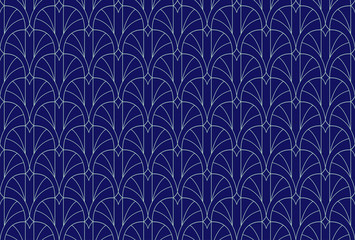 Vector abstract arabesque seamless pattern. Geometric classic background. Vintage art deco texture.