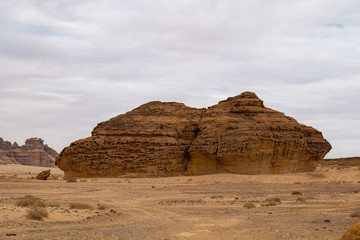 Mada'in Saleh (Al-Ḥijr & Hegra) archaeological site near Al Ula, Saudi Arabia