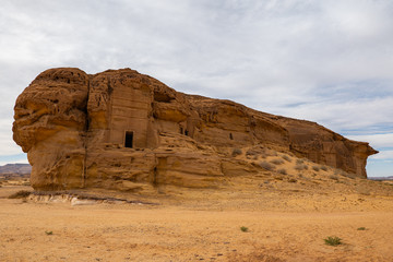 Mada'in Saleh (Al-Ḥijr & Hegra) archaeological site near Al Ula, Saudi Arabia