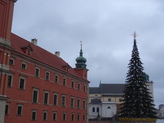 Fototapeta premium Warsaw in December 2019