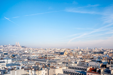 Vue générale sur le nord-ouest de Paris