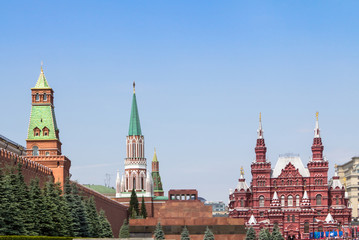 Panorama of the Moscow Kremlin, Red Square, Russia