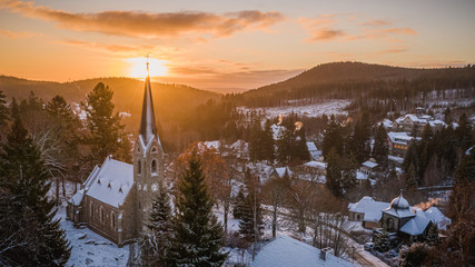 Schierke im Harz am Brocken im Winter - Powered by Adobe