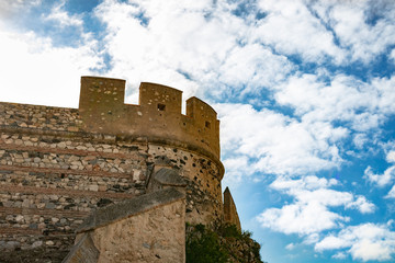 Fototapeta na wymiar Andalusian castle on a hill