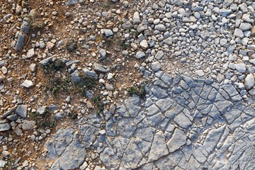 Rough stone surface as background texture