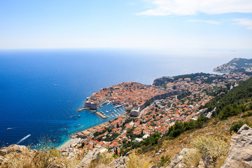 Fototapeta premium View of the old town of Dubrovnik, Croatia