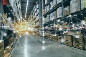 smart retail concept with machine, deep learning, neural network ,digital twin, 5G, industry 4.0,...