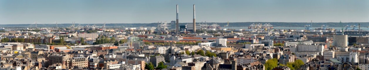 Europe France Normandy Havre Panorama