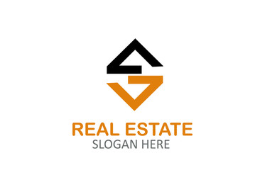 Real Estate Logo Design Vector