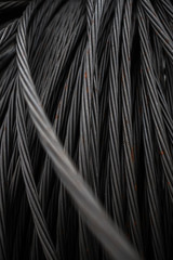 Obraz premium steel cable background