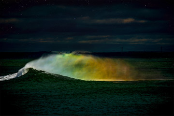 Fototapeta na wymiar Rainbow Wave
