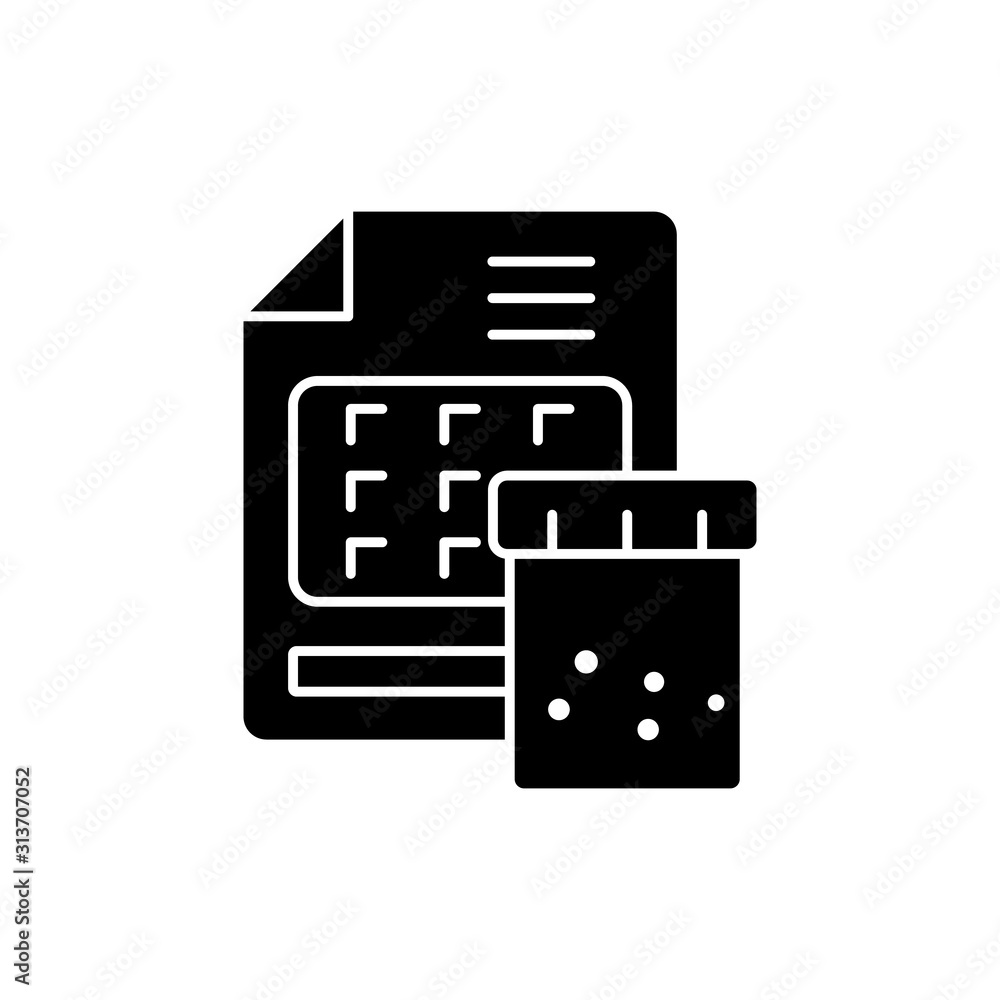 Poster document soil icon. simple fertile land icons for ui and ux, website or mobile application