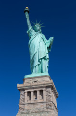 Fototapeta na wymiar Statue of Liberty, Liberty Island, New York, USA