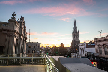 Obraz premium old town in the evening