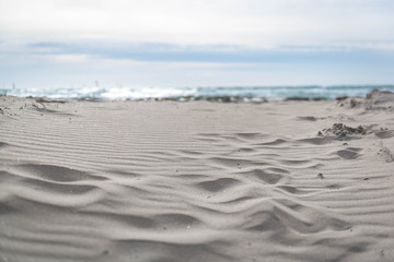 sand on the beach