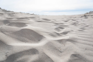 footprints in the sand