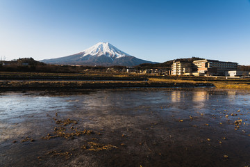 富士吉田からの富士山 / Mount Fuji